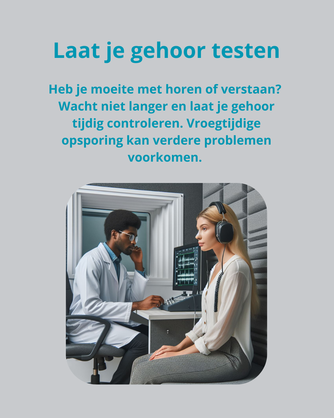 Laat je gehoor testen